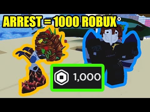 First To Arrest Me Wins 1000 Robux Roblox Jailbreak Challenge Youtube - i got arrested in roblox apphackzonecom