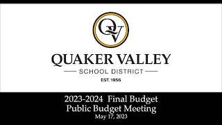 2023 2024 Final Budget Presentation