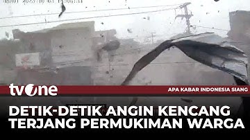 Detik-detik Angin Puting Beliung Porak-porandakan Wilayah Bandung | AKIS tvOne