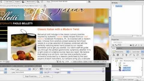 Classroom  Basic Site Layout and Navigation in Dreamweaver CS5   Part 10   Creating Multiple Pages   Adobe TV