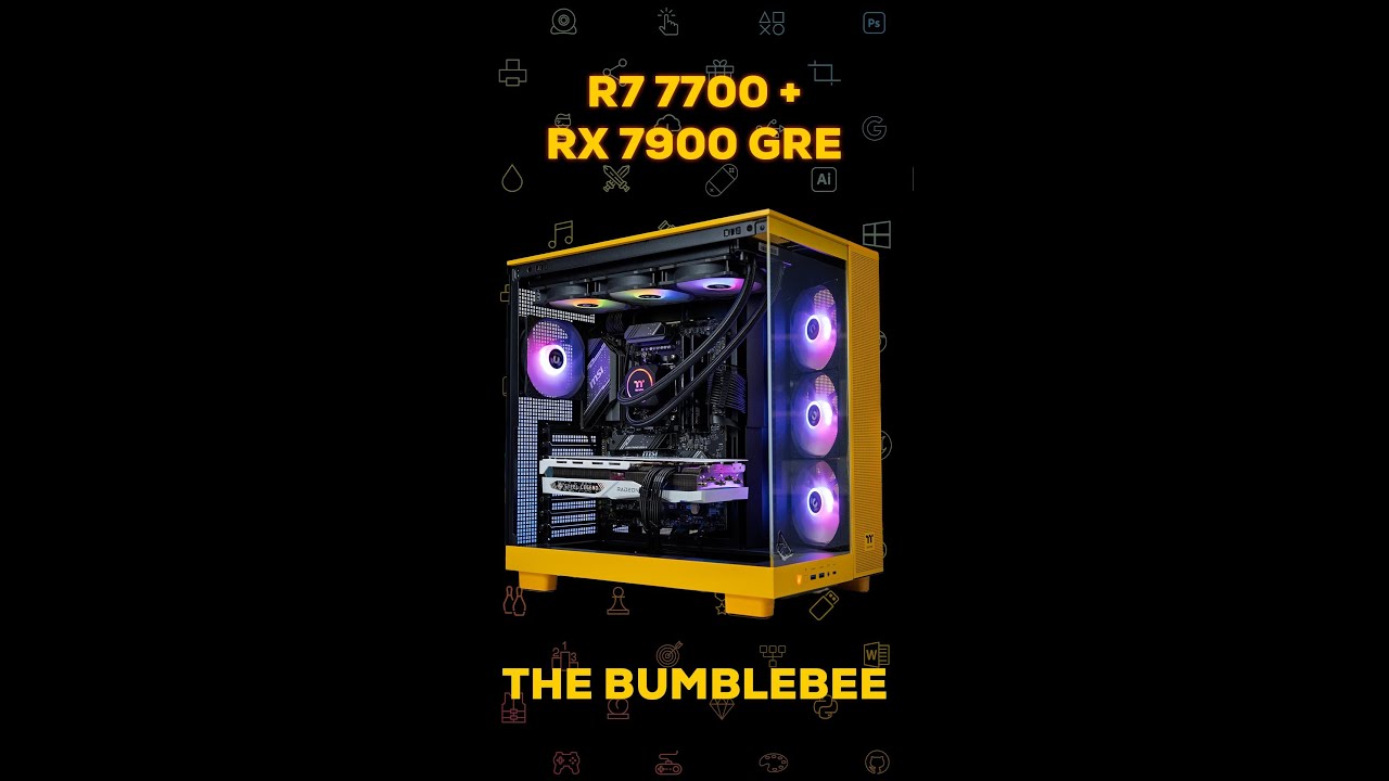 Ryzen 7 7700 + Radeon RX7900 | The Bumblebee