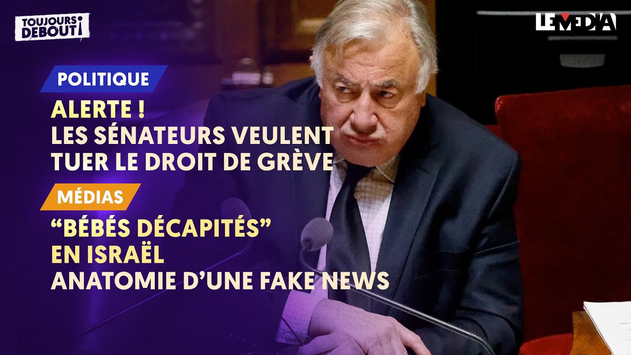 ⁣ALERTE ! LE SÉNAT VEUT TUER LE DROIT DE GRÈVE/"BÉBÉS DÉCAPITÉS" EN ISRAËL : ANATOMIE D'UNE FAKE NEWS