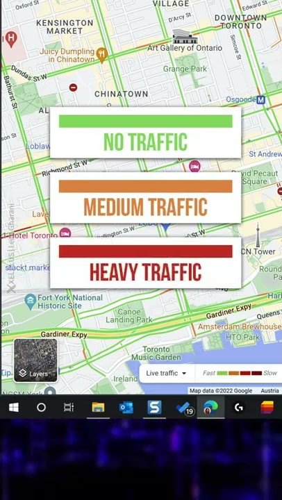 Google Maps Hidden Tip: How to forecast traffic ahead of time #shorts