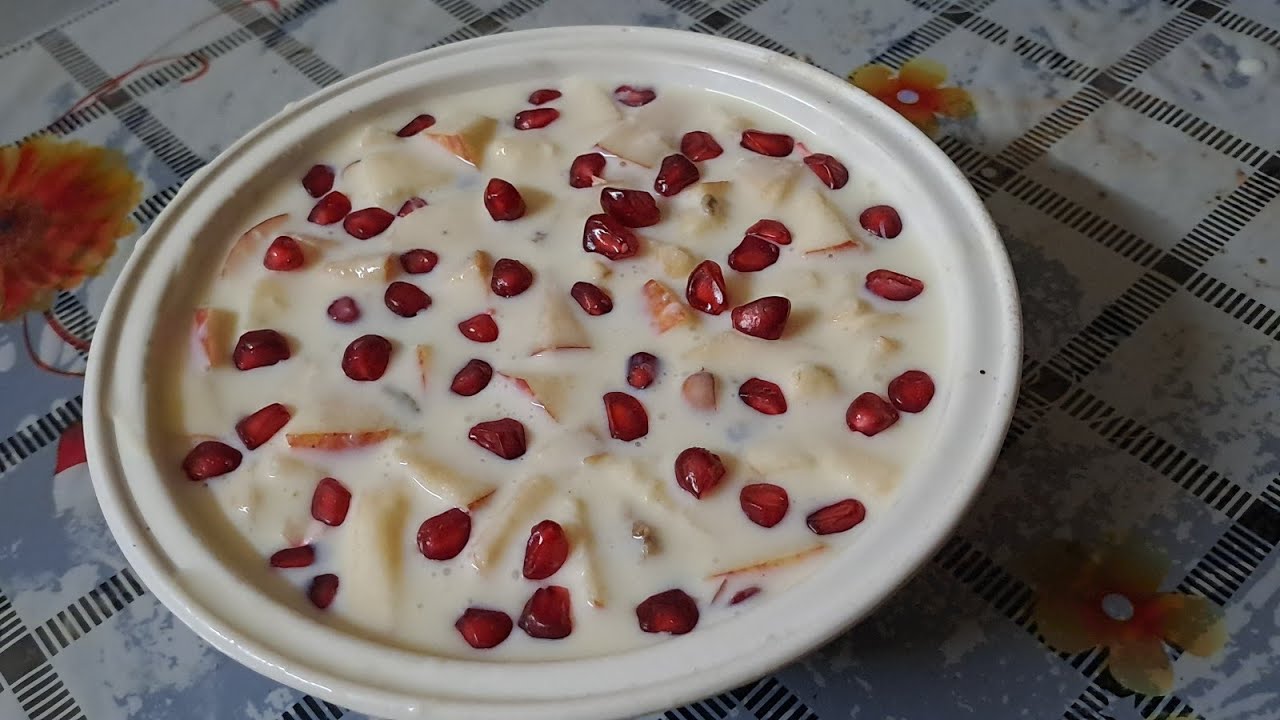 Fruit salad Gujarati Recipe YouTube