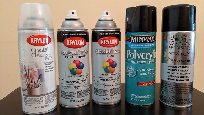 Sealing cardstock with an acrylic spray or polycrylic clear paint on  sealer? : r/cricut