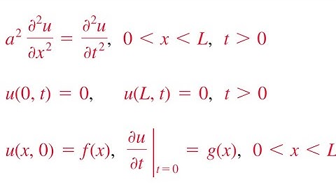 13.4 Solving the Classic Wave Equation problem using Fourier Series (AM 3413)