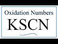 Oxidation States in KSCN