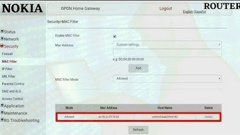 How To Configure Mac Filtering in Nokia Router 🔥🔥🔥 Technical pappu