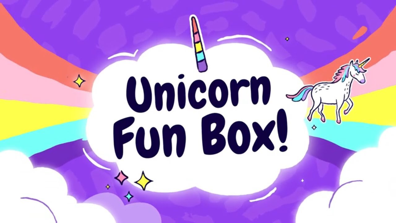 Unicorn christmas eve box Unboxing Unicorn Fun Box Christmas Box December 2019! ๐ - YouTube