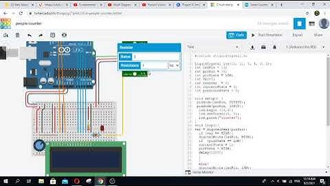 Project 3 Integrated TinkerCAD Project: People Counter