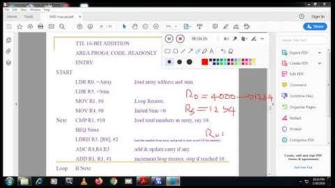 VTU/4THSEM /ISE/CSE/MICROCONTOLLER LAB/4TH EXPERIMENT