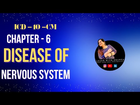 ICD-10 Chapter 6: Diseases of the Nervous System -2025 #learnwithdhanya #icd10cm #medicalcoding