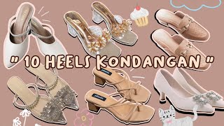 SHOPEE HAUL 10 HEELS KONDANGAN AESTHETIC & KEKINIAN !!