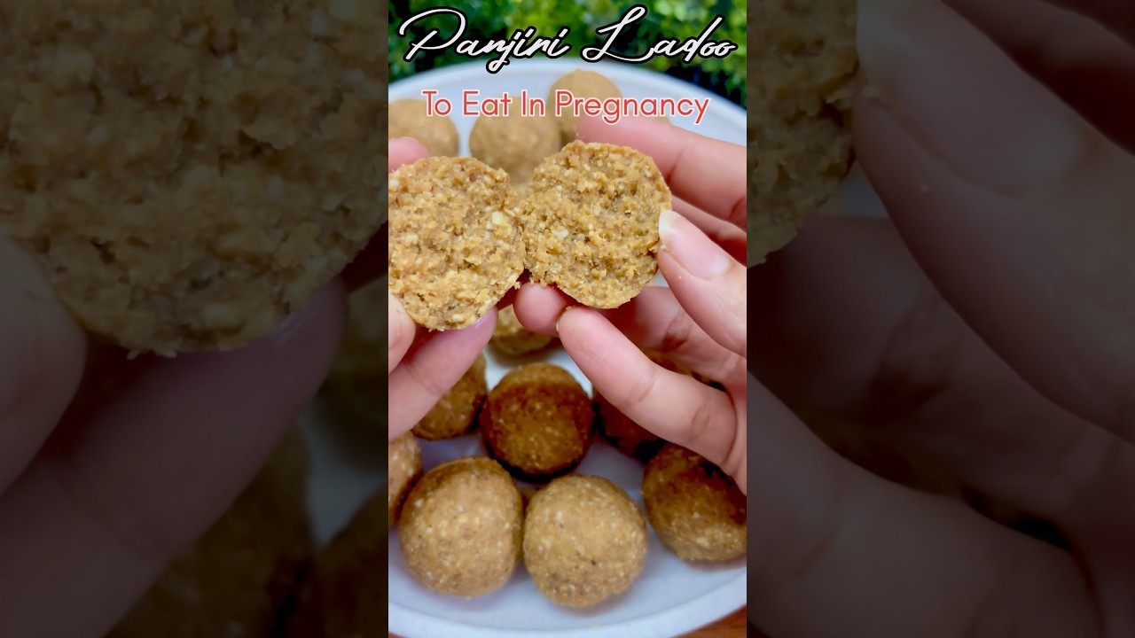 Healthy Pregnancy Panjiri Ladoo🥰 #attaladoo