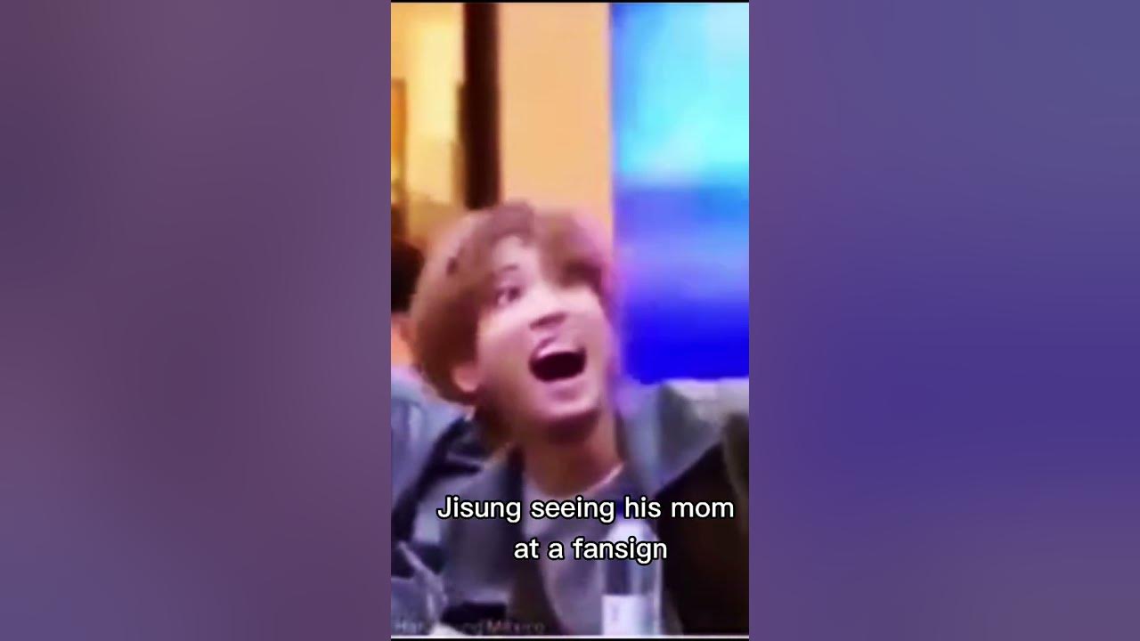 Jisung see his mother at a fansign ☺️☺️☺️ #han #jisung #hanjisung #