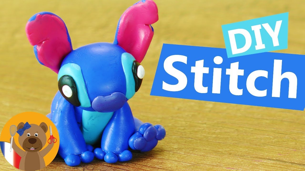 DIY Stitch en pâte à modeler | Premo/Fimo Tutorial | Disney Lilo