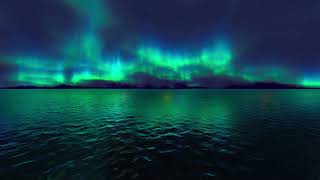 Serenity Under the Northern Lights: A Relaxing Meditation Experience