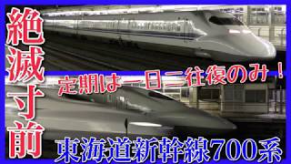 【絶滅寸前】700系新幹線こだま号・小田原駅通過待ち