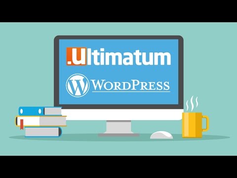 How to set up and use Ultimatum Theme for Wordpress from scratch online video tutorial 1/6