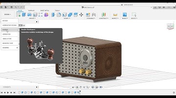 Fusion 360 Tutorial Modeling The Braun SK2 Radio Part 3 Rendering