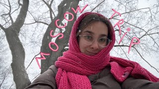 Moscow trip! поездка к тете в гости, катки, вуз