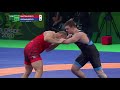 BRONZE FS - 125 kg: O. KHOTSIANIVSK (UKR) v. D. KHRAMIANKOU (BLR)