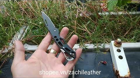 Dao gấp mini, nhỏ gọn làm móc khóa, đi phượt