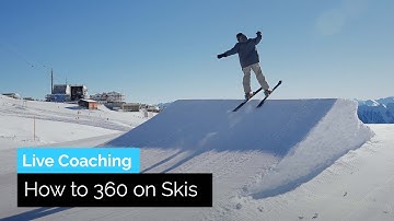 De realiteit van leren 360 graden draaien op ski