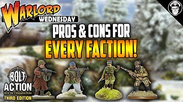 Pros and Cons for EVERY Bolt Action Faction!