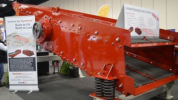 Syntron reintroduces CS screen line to aggregate industry at AGG1 2019