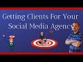 Getting Clients For Your Social Media Agency - Cold Email + Facebook