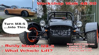 Workshop Walk Episode 48 - Rusty Mazda to RX-5