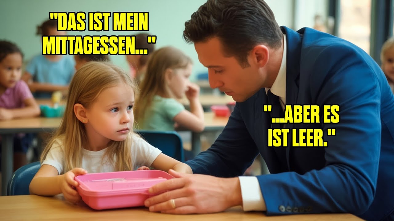 Milliardär Sah Eine Leere Brotdose Eines Kleinen Mädchens — Was Er Darin Fand, Rührte Ihn Zu Tränen