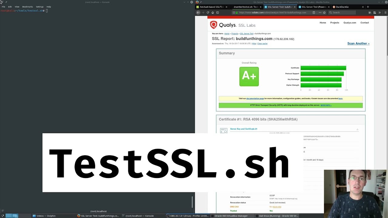 Check your SSL configuration using testssl.sh YouTube