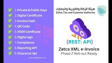 Zatca phase 2 E-invoice xml Integration with APIs