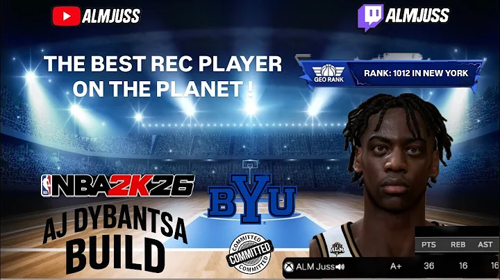 NBA 2K26 AJ DYBANTSA BUILD BREAKDOWN ! (BEST WING IN THE GAME) (TOP 1000 IN NEW YORK) ❗️