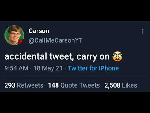 Callmecarson Accidental Tweet Drip Youtube Callmecarson Accidental Tweet Drip Youtube