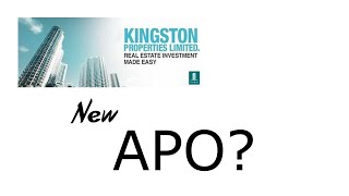 Kingston Properties APO? // Company Analysis