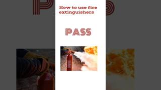 Fire extinguishers.Fire safety .PASS method.#education #mep #firefighter #shortsvideo