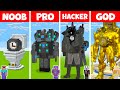 Minecraft SKIBIDI TOILET MULTIVERSE CHALLENGE: NOOB vs PRO vs HACKER vs GOD in Minecraft / Animation