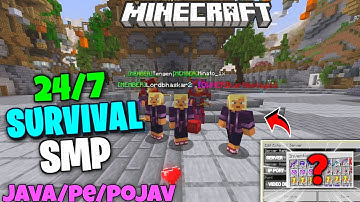 🤯 Brand NEW Public Survival SMP Server 💀I Cracked 1.21+ | Java + PE | Always Online I Free Access 🧁