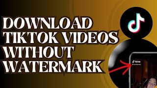 How to Download TikTok Video to your Phone Gallery without Watermark #downloadtiktoknowatermarkfree