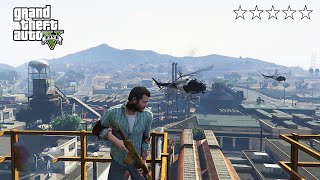 GTA 6 - Michael’s FIVE STAR COP BATTLE (GTA V Funny Moments)