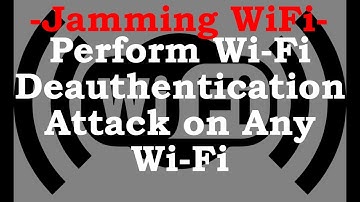 How to perform a WiFi deauthentication attack on any WiFi network