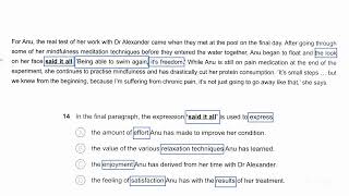 READING WORKSHOP - PART C - INTENSIVE TRAINING SESSIONS - MUST LEARN TOPICS