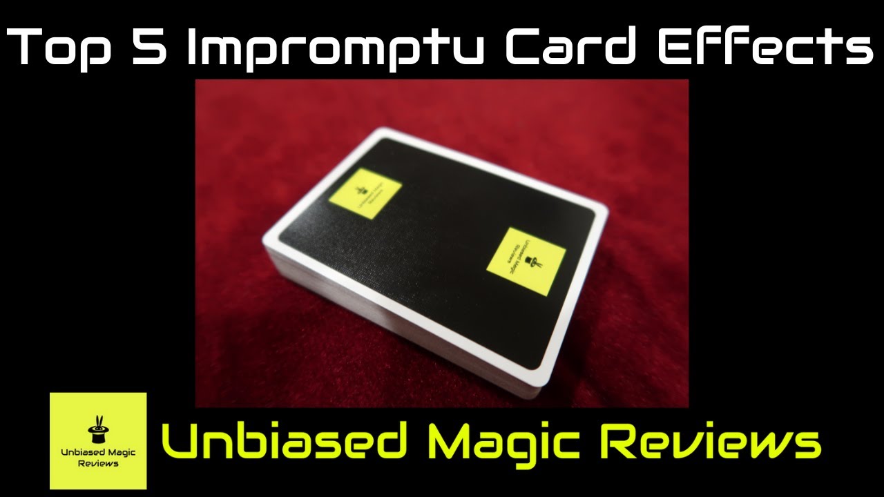 Requested Magic Review - Top 5 Impromptu Card Effects - YouTube