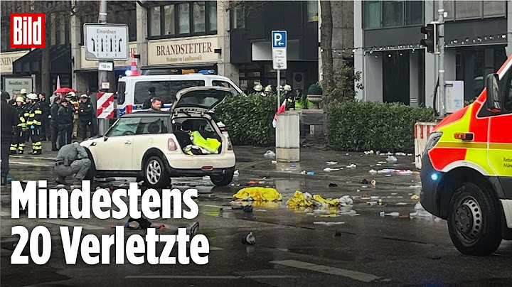 MÜNCHEN: Autofahrer rast in Menschenmenge | Viele Menschen verletzt, darunter Kinder