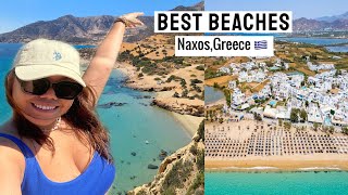 Best Beaches in Naxos and it's hidden Gems! 🇬🇷✨🏝️| Naxos Greece Travel Guide