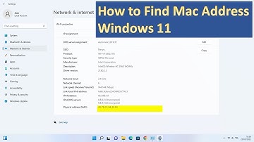 How to Find Mac Address on Windows 11