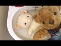 よごれたぶたちゃんを洗ってみた【ぬいぐるみ】